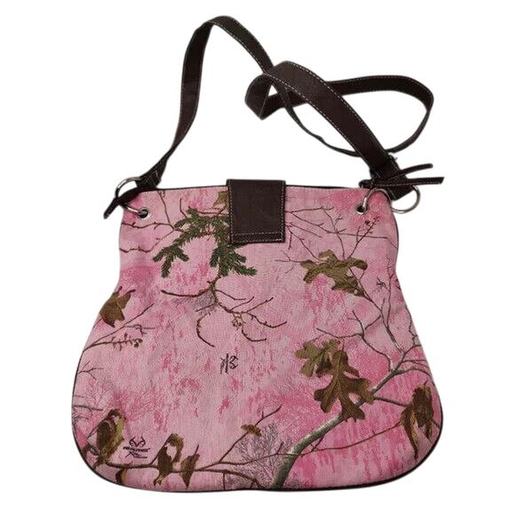 Vintage Y2K pink Realtree Crossbody bag OFC - Picture 2 of 6